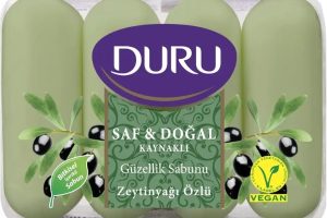 Duru Saf&Dogal Zeytinyağlı Sabun, 70 Gramx4
