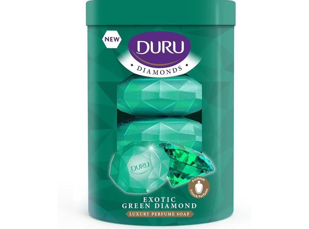 🛍️ DURU Diamonds Exotic Green Sabun 90Gramx4 — %33 İndirim