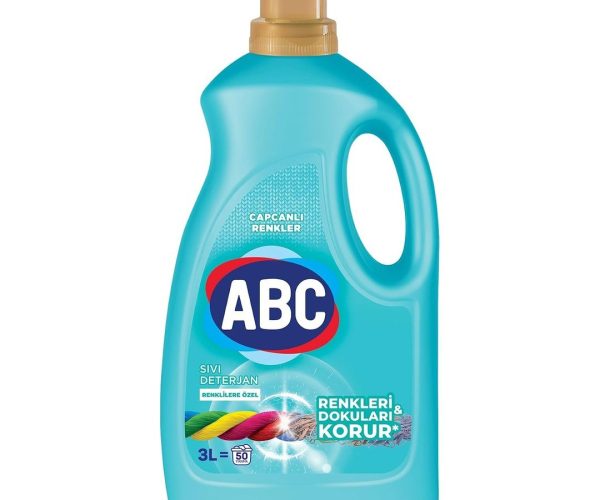 🛍️ ABC DETERJAN Sıvı Çamaşır Deterjanı Renkliler 3 L — %33 İndirim