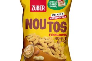 🛍️ Züber Noutos%100 Fıstık Ezmeli Nohut Cipsi 55g x 15 Adet