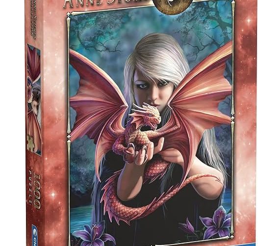 🚨 Clementoni – 1000 Parça Anne Stokes Yetişkin Puzzle – Dragonkin – 39640