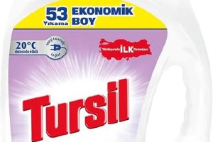 🚨 Tursil Komple Çözüm Leylak Bahçesi 53 Yıkama Sıvı Çamaşır Deterjanı Ekonomik Boy 1 x 3440 ml