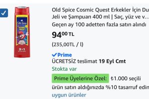 Old Spice Cosmic Quest 400 ml Erkekler için Duş Jeli ve Şampuan