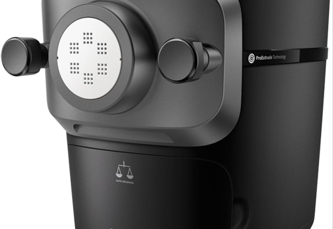 Philips Makarna Makinesi Serisi 7000 – ProExtrude Teknolojisi, Otomatik Tartım, Tam Otomatik, Akıllı Depolama, 8 Şekilli Disk, Siyah (HR2665/93)