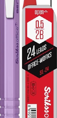🛒 SCRIKSS OFFICE Aero-X Versatil 0.5 Mm Mor & SL-24 Min 2B 2’Li Blister — %26 İndirim