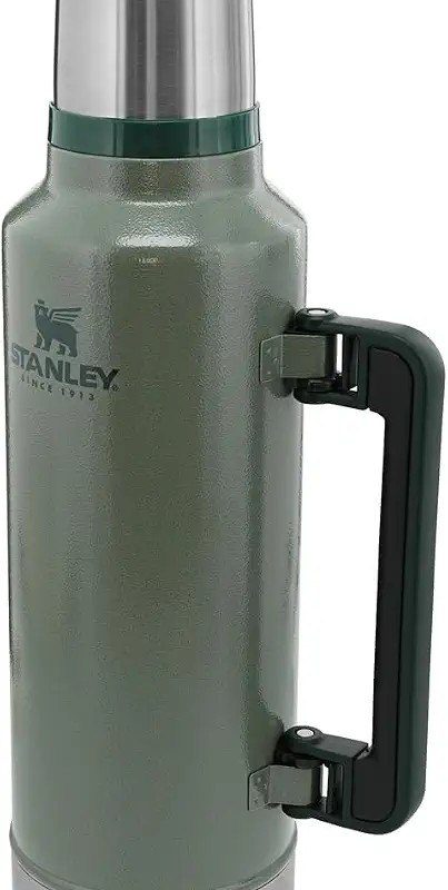 STANLEY Classic Legendary Vakumlu Termos 1.9 Litre – Yeşil (Hammertone Green) | Paslanmaz Çelik