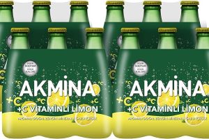 🚨 Akmina Limon Aromalı 200ml x 24