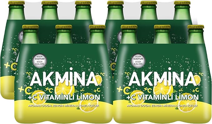 🚨 Akmina Limon Aromalı 200ml x 24