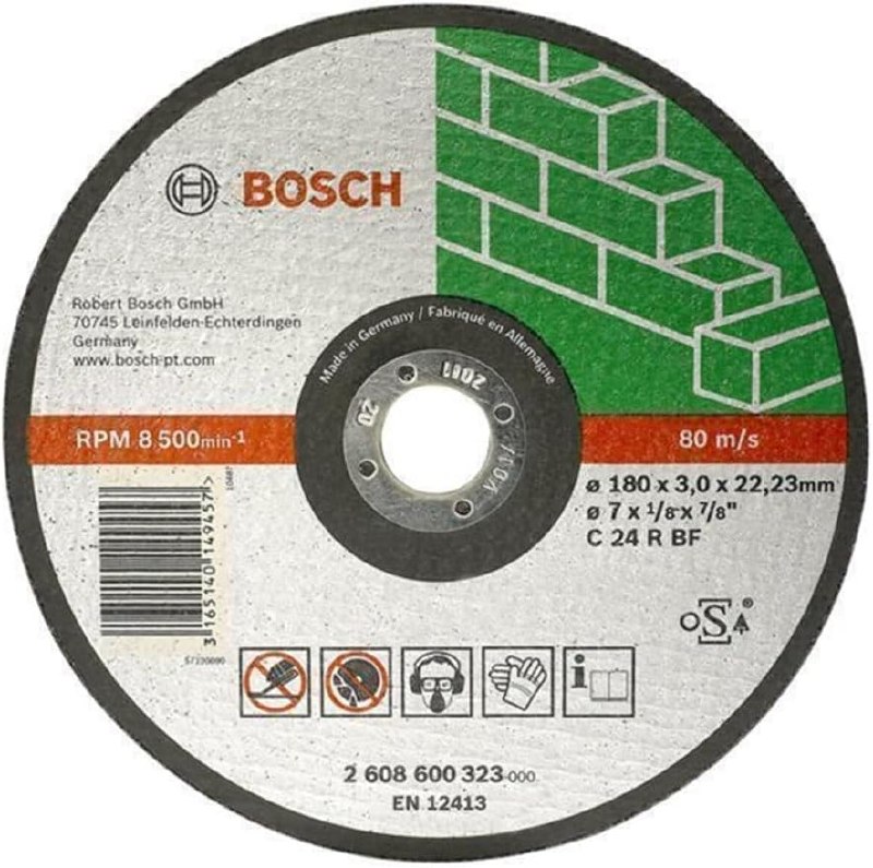 🚨 Bosch Accessories Bosch Professional kesme diski 180 x 3 mm F taş