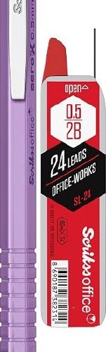 🚨 SCRIKSS OFFICE Aero-X Versatil 0.5 Mm Mor & SL-24 Min 2B 2’Li Blister