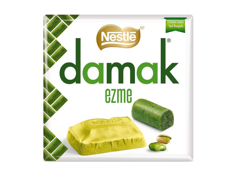 🚨 Nestlé Damak Ezme Antep Fıstığı Parçalı ve Ezmeli Beyaz Çikolata 55g — %20 İndirim