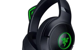 Razer Kraken Kitty V2 – Kablolu RGB Kulaklık Kedi Kulaklı (Reaktif Akış Aydınlatması, Razer HyperClear Mikro, TriForce 40 mm Sürücü, 7.1 Surround Ses) Siyah