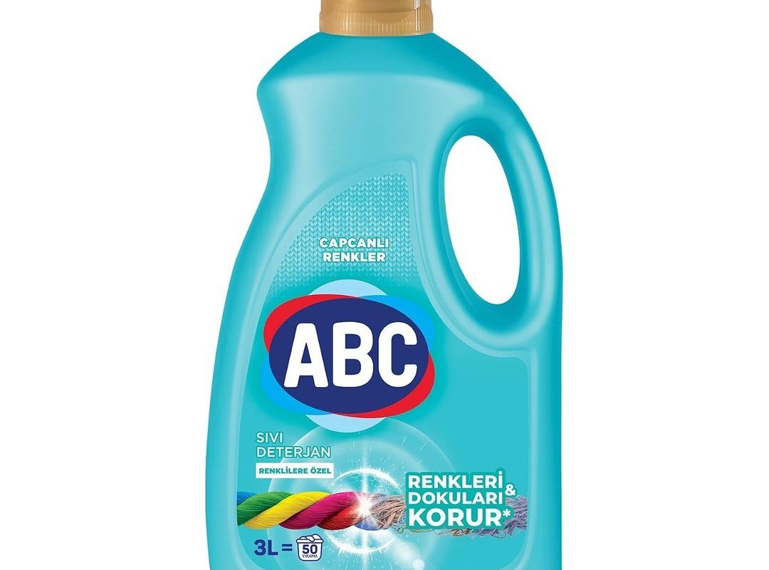 🛍️ ABC DETERJAN Sıvı Çamaşır Deterjanı Renkliler 3 L — %33 İndirim