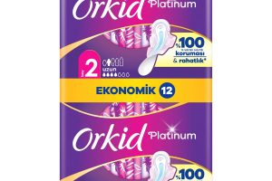 🚨 Orkid Platinum Hijyenik Ped Uzun (Boy 2) Ekonomik Paket 12 Adet Ped — %10 İndirim