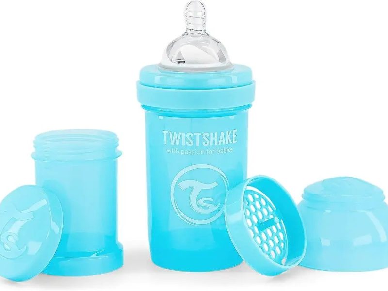 Twistshake Anti-Kolik Bebek Biberonu Mavi 0+ Ay 180 ml