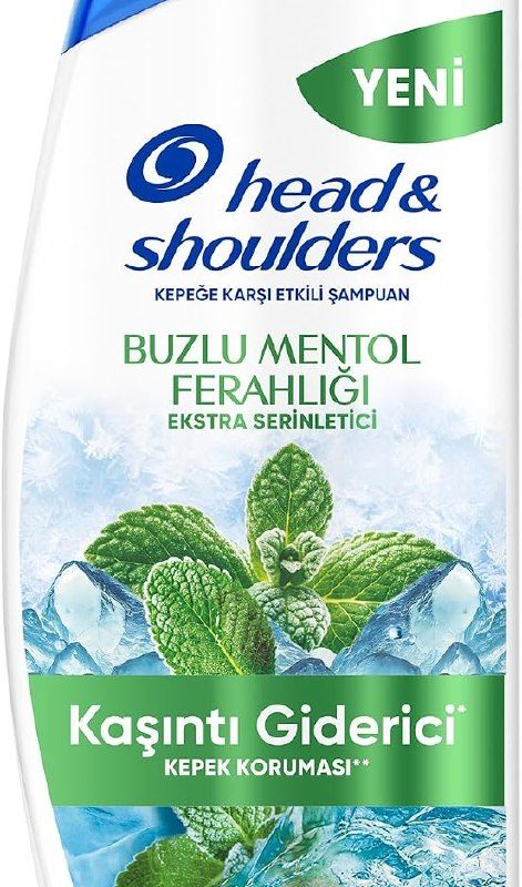 🛒 2 Adet Alımda! Head&Shoulders Buzlu Menthol Ferahlığı Şampuan 330 Mililitre — %45 İndirim