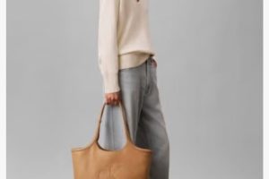 Calvin Klein bold ck shopper çanta