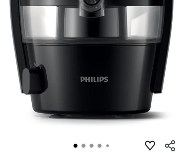 Philips Viva Collection Sıkacağı – Kompakt Tasarım, QuickClean Teknolojisi, Bardağa Doğrudan Servis, 500W Motor, 1.5L Kapasite, Damlama Önleyici, Kolay Temizlik (HR1832/00)