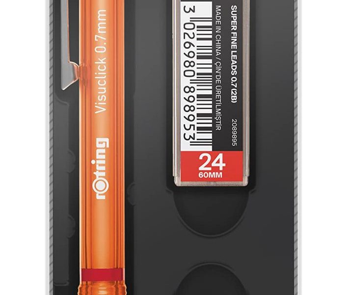 🚨 Rotring Visuclick Min Silgi 3’lü Okul Seti- 0.7 mm Turuncu — %10 İndirim