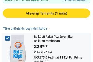 Balküpü Paket Toz Şeker 5KG