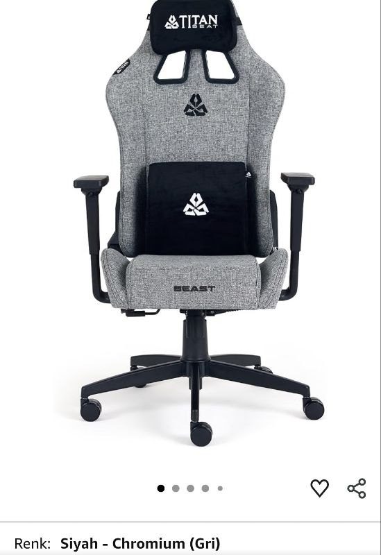 Titanseat Beast Chromium Kumaş Oyuncu Koltuğu