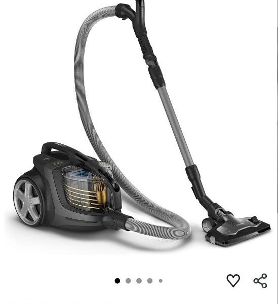 Philips Marathon Ultimate Torbasız Elektrikli Süpürge – PowerCyclone 10, NanoClean Teknolojisi, TriActive Ultra Başlık, Uzaktan Kumanda, Alerji H13 Filtre (XB9145/07)