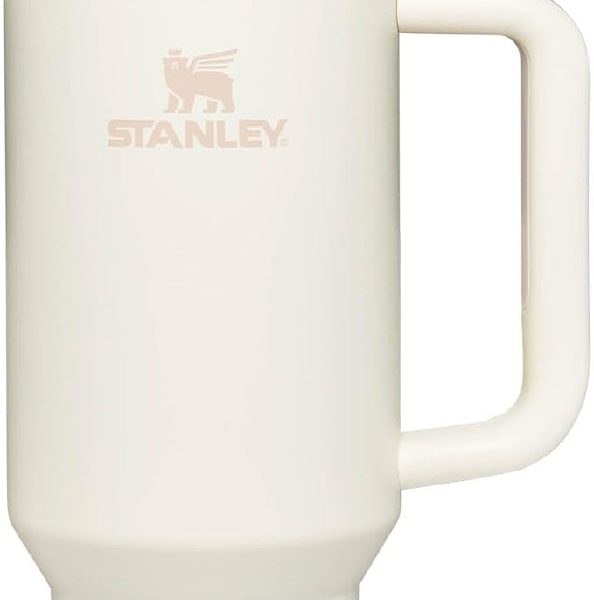 🚨 STANLEY Quencher H2.0 FlowState Pipetli Termos Bardak 1.18 Litre – Krem | Paslanmaz Çelik