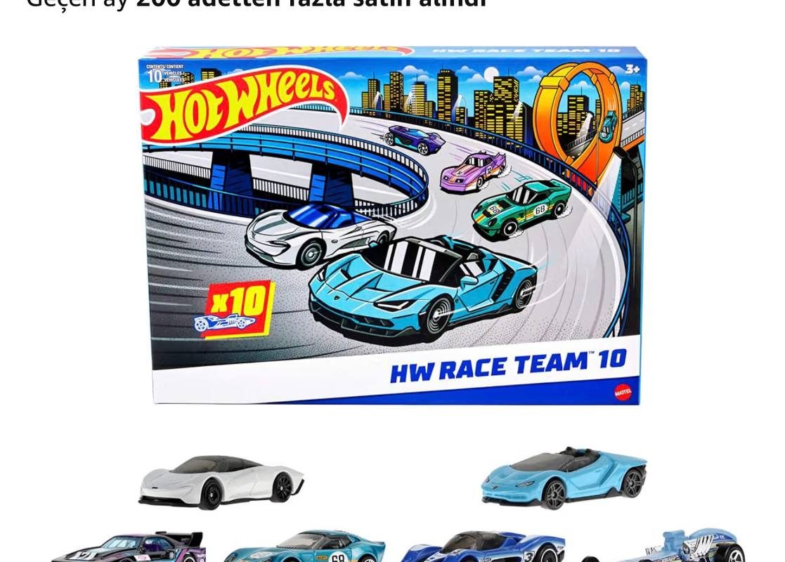 Hot Wheels®10’lu SEO Yarış Arabaları