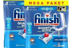 🛍️ Finish Quantum Özel Seri 200 Kapsül Bulaşık Makinesi Deterjanı Tableti (2 x 100 Kapsül)