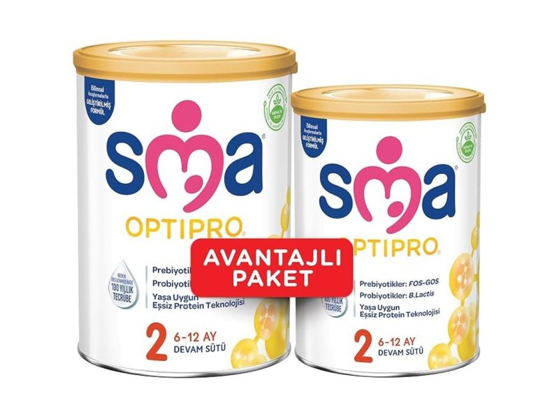 🛍️ SMA Optipro 2 Devam Sütü 6 12 Ay, 400+800 g