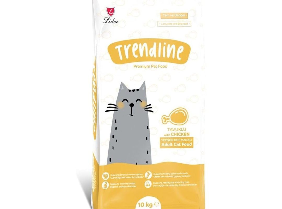 🛍️ Trendline Tavuklu Yetişkin Kedi Maması 10 Kg