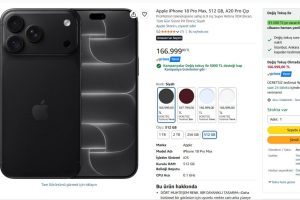 Apple iPhone 18 Pro Max, 512 GB, A20 Pro Çip