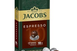 🛍️ JACOBS   Espresso 10 Intenso   Yüksek Yoğunluk   Güçlü ve Yoğun   Espresso Kapsülleri   10 alüminyum kapsül