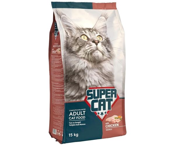 🛍️ Super Cat Tavuklu Yetişkin Kedi Maması 15 KG
