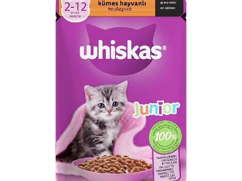 🚨 Whiskas Kümes Hayvanlı Yavru Kedi Yaş Mama 85 G Tekli Paket — %50 İndirim