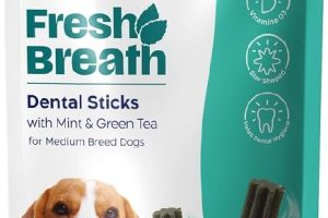 🚨 Spectrum Fresh Breath Orta Irk Yetişkin Köpekler için Naneli Diş Çubukları 180 Gram