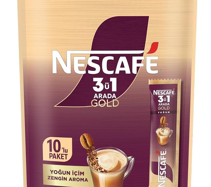 🚨 Nestle Nescafe 3ü1 Arada Gold Yoğun 10’lu Çoklu Paket 10x 17,6 g — %20 İndirim