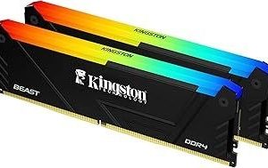 📦 Kingston Beast RGB 64GB DDR4 3200MT/s CL16 DIMM Masaüstü Ram Kit (2x32GB) – KF432C16BB2AK2/64TR — %89 İndirim