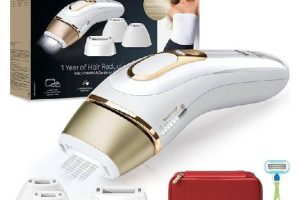 Braun IPL Silk·expert Pro 5, Evde Tüy Alma, Çanta, Venus Tıraş Makinesi, 4 Başlık ile, PL5382
