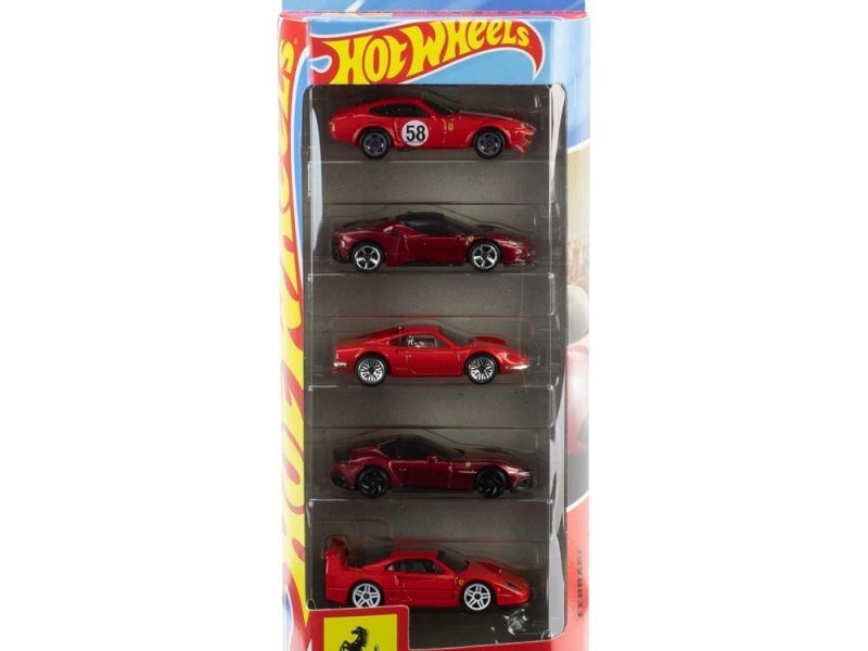 Hot Wheels® 5’li Ferrari Araba Seti