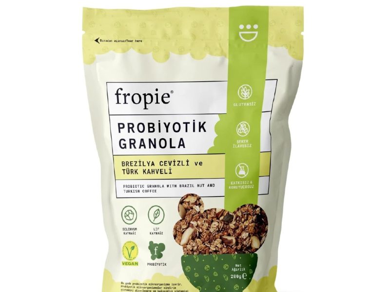 🚨 Fropie Brezilya Cevizi & Türk Kahvesi Probiyotik Granola -200 g — %20 İndirim