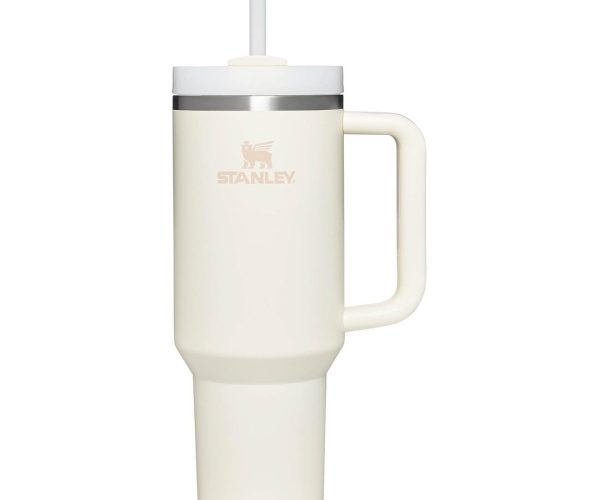 🛍️ STANLEY Quencher H2.0 FlowState Pipetli Termos Bardak 1.18 Litre Krem | Paslanmaz Çelik