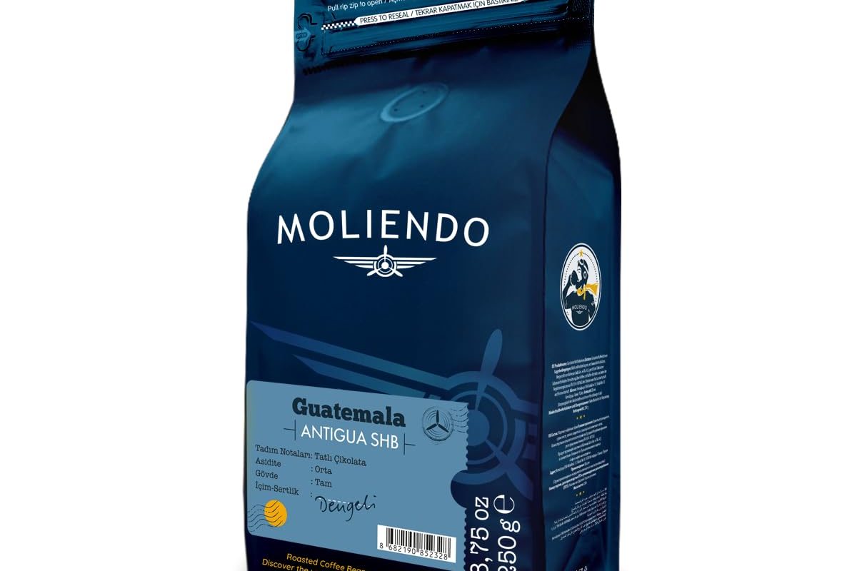 🚨 Moliendo Finest Coffee Guatemala Antigua SHB Yöresel Kahve (Çekirdek) 250 g