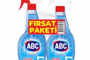 🚨 ABC DETERJAN Cam Temizleyici Promosyonlu Paket (1+1) 750 Ml — %33 İndirim