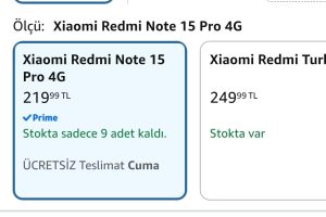 🤖Elfia Xiaomi Redmi Note 15 Pro 4G ile Uyumlu Kamera Koruyucu Temperli Cam Lens Koruyucusu C07 – 220₺