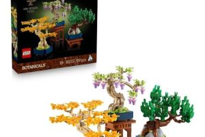 LEGO Botanicals Mini Bonsai Ağaçları 10373 | Yetişkinler için Değiştirilebilir Yapraklar İçeren Dekoratif Bitki Modeli Yapım Seti, Hediye Fikri (709 Parça)