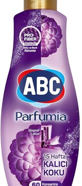 🚨 ABC DETERJAN Parfumia Konsantre Yumuşatıcı Gizemli Lotus (Mor) 1440 Ml — %33 İndirim