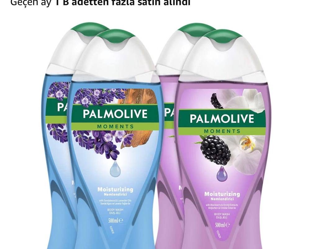 Palmolive Moments Lavanta Yağları ve Böğürtlen ile Nemlendirici Banyo ve Duş Jeli 500ml x 4 Adet — %75 İndirim