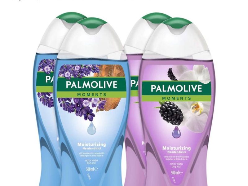 Palmolive Moments Lavanta Yağları ve Böğürtlen ile Nemlendirici Banyo ve Duş Jeli 500ml x 4 Adet — %75 İndirim