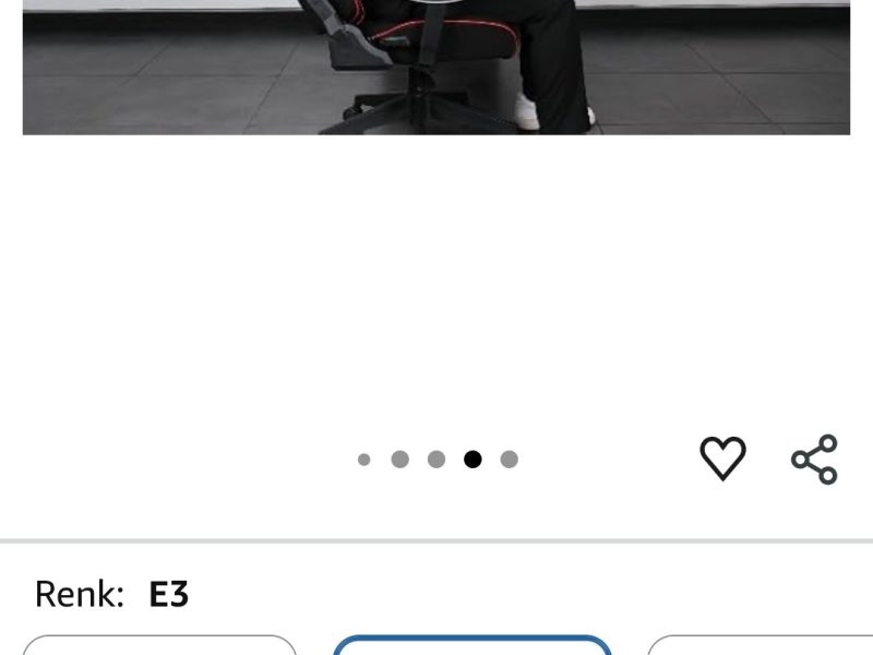 Hawk Gaming Chair Fab E3 Siyah Kırmızı Kumaş Oyuncu Koltuğu – 7.899₺